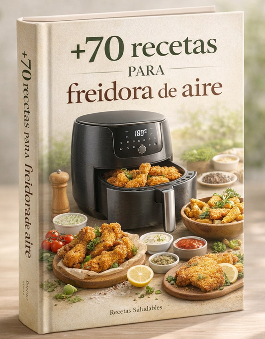 +70 Recetas en Airfryer (más fácil, más sano, más rico)